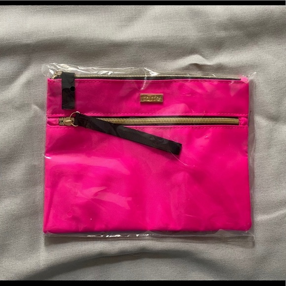 NWT tarte 'It's Electric' Neon Makeup Bag - Picture 2 of 3